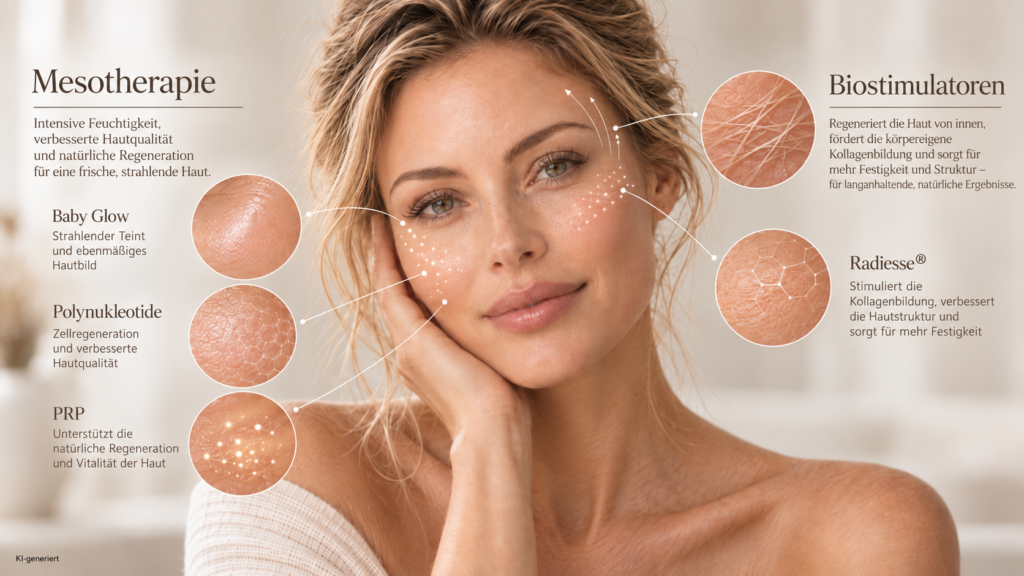 Mesotherapie zur Revitalisierung der Hautstruktur bei LIMEA in Berlin